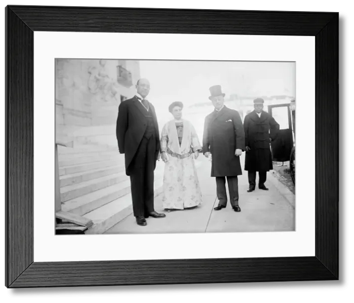 Framed Print : New Years Breakfasts, Pan American Union - John Barrett; Mrs. Knox; Secretary Knox, 1913. Creator: Harris & Ewing. New Years Breakfasts, Pan American Union - John Barrett; Mrs. Knox; Secretary Knox, 1913. Creator: Harris & Ewing Framed Print : New Years Breakfasts, Pan American Union - John Barrett; Mrs. Knox; Secretary Knox, 1913. Creator: Harris & Ewing. New Years Breakfasts, Pan American Union - John Barrett; Mrs. Knox; Secretary Knox, 1913. Creator: Harris & Ewing