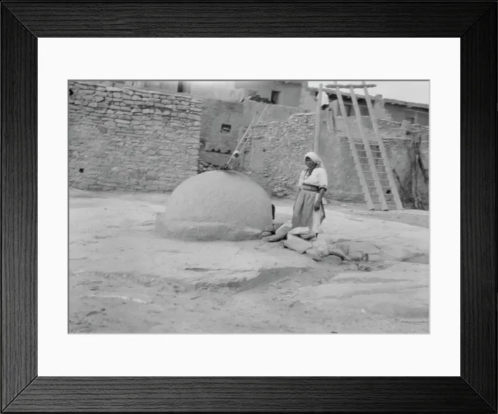 Framed Print : Acoma, New Mexico area views, between 1899 and 1928. Creator: Arnold Genthe Framed Print : Acoma, New Mexico area views, between 1899 and 1928. Creator: Arnold Genthe