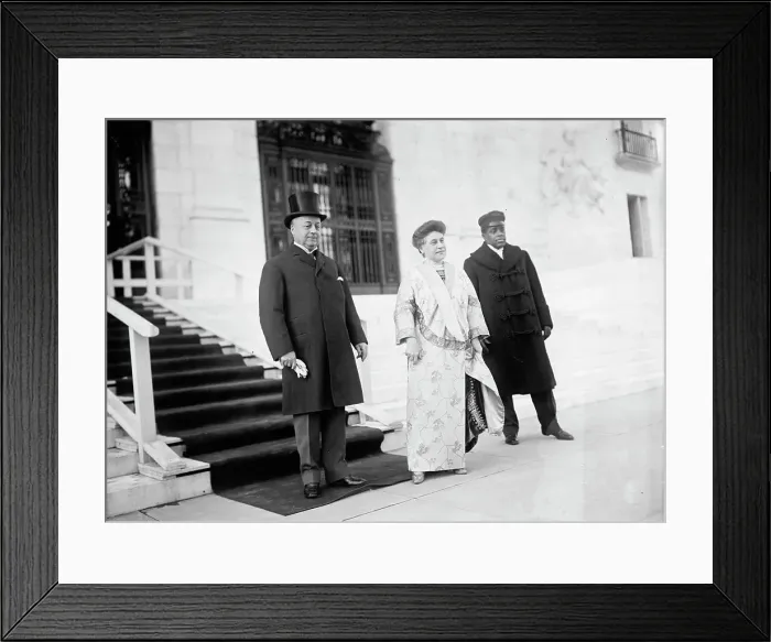 Framed Print : New Years Breakfasts, Pan American Union - Secretary Knox And Mrs. Knox, 1913. Creator: Harris & Ewing. New Years Breakfasts, Pan American Union - Secretary Knox And Mrs. Knox, 1913. Creator: Harris & Ewing Framed Print : New Years Breakfasts, Pan American Union - Secretary Knox And Mrs. Knox, 1913. Creator: Harris & Ewing. New Years Breakfasts, Pan American Union - Secretary Knox And Mrs. Knox, 1913. Creator: Harris & Ewing