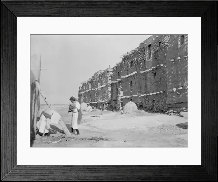 Framed Print : Acoma, New Mexico area views, between 1899 and 1928. Creator: Arnold Genthe Framed Print : Acoma, New Mexico area views, between 1899 and 1928. Creator: Arnold Genthe