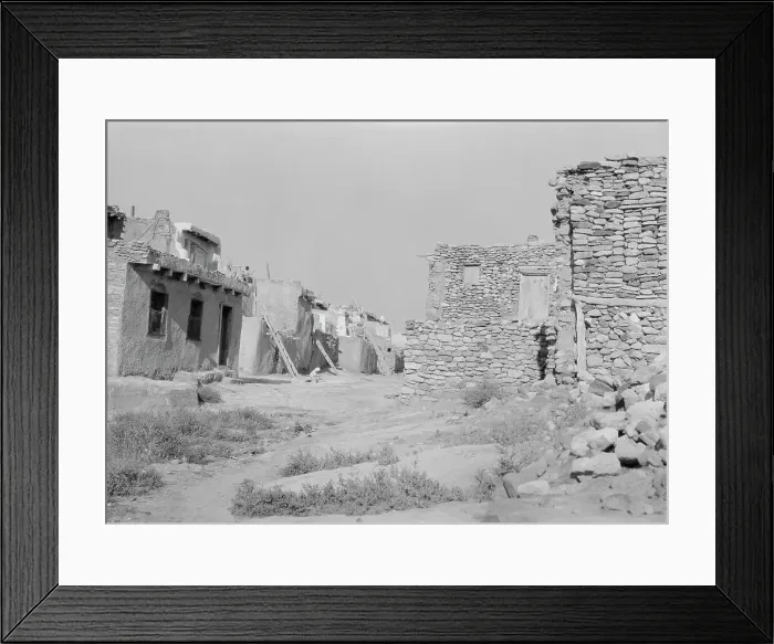 Framed Print : Acoma, New Mexico area views, between 1899 and 1928. Creator: Arnold Genthe Framed Print : Acoma, New Mexico area views, between 1899 and 1928. Creator: Arnold Genthe