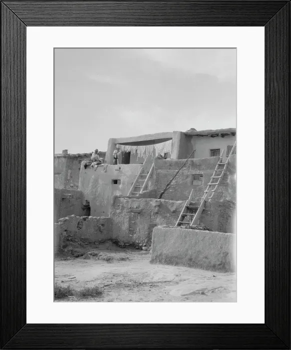 Framed Print : Acoma, New Mexico area views, between 1899 and 1928. Creator: Arnold Genthe Framed Print : Acoma, New Mexico area views, between 1899 and 1928. Creator: Arnold Genthe