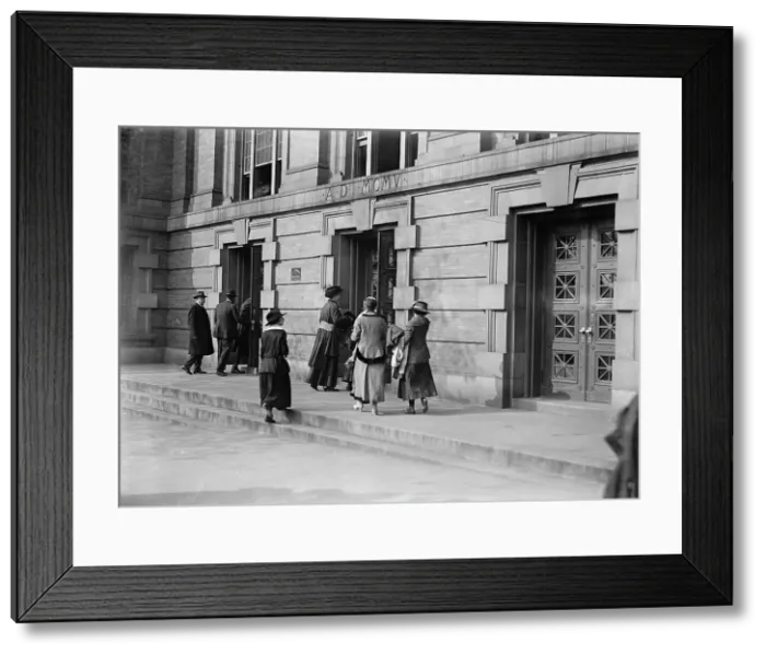 Framed Print : Woman Suffrage - Pickets, 1917. Creator: Harris & Ewing. Woman Suffrage - Pickets, 1917. Creator: Harris & Ewing Framed Print : Woman Suffrage - Pickets, 1917. Creator: Harris & Ewing. Woman Suffrage - Pickets, 1917. Creator: Harris & Ewing