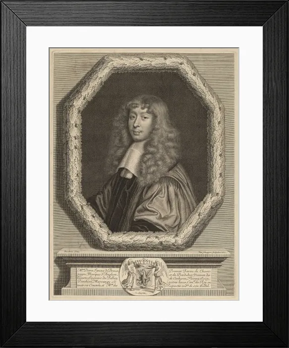 Framed Print : Pierre Ignace de Braux, 1661. Creator: Pierre Louis van Schuppen Framed Print : Pierre Ignace de Braux, 1661. Creator: Pierre Louis van Schuppen