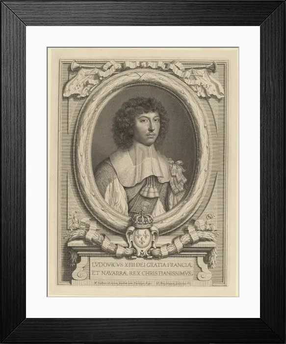 Framed Print : Louis XIV, 1660. Creator: Pierre Louis van Schuppen Framed Print : Louis XIV, 1660. Creator: Pierre Louis van Schuppen