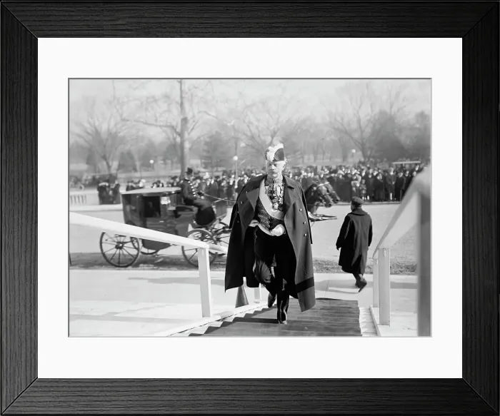 Framed Print : New Years Breakfasts, Pan American Union. Minister Brun of Denmark, 1913. Creator: Harris & Ewing. New Years Breakfasts, Pan American Union. Minister Brun of Denmark, 1913. Creator: Harris & Ewing Framed Print : New Years Breakfasts, Pan American Union. Minister Brun of Denmark, 1913. Creator: Harris & Ewing. New Years Breakfasts, Pan American Union. Minister Brun of Denmark, 1913. Creator: Harris & Ewing