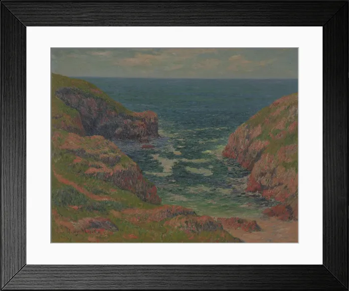 Framed Print : Port Lamatte (Finistère), 1899. Creator: Moret, Henry (1856-1913) Framed Print : Port Lamatte (Finistère), 1899. Creator: Moret, Henry (1856-1913)
