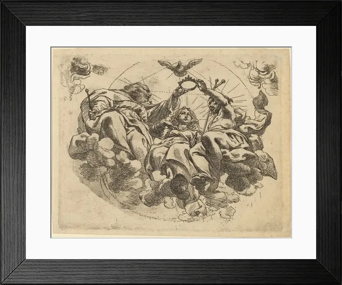 Framed Print : Coronation of the Virgin. Creator: Cornelis Schut I Framed Print : Coronation of the Virgin. Creator: Cornelis Schut I