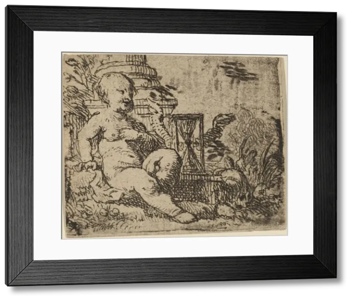 Framed Print : Allegory of Vanity. Creator: Cornelis Schut I Framed Print : Allegory of Vanity. Creator: Cornelis Schut I