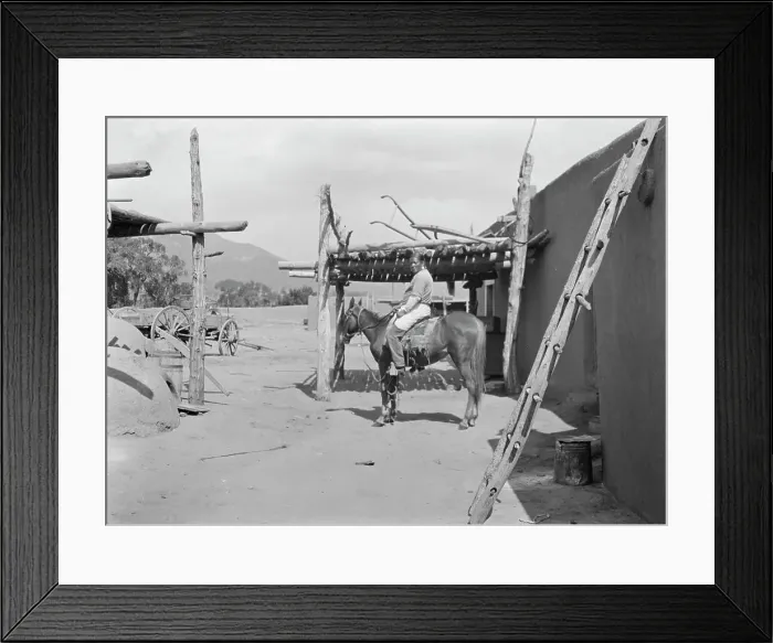 Framed Print : Acoma, New Mexico area views, between 1899 and 1928. Creator: Arnold Genthe Framed Print : Acoma, New Mexico area views, between 1899 and 1928. Creator: Arnold Genthe