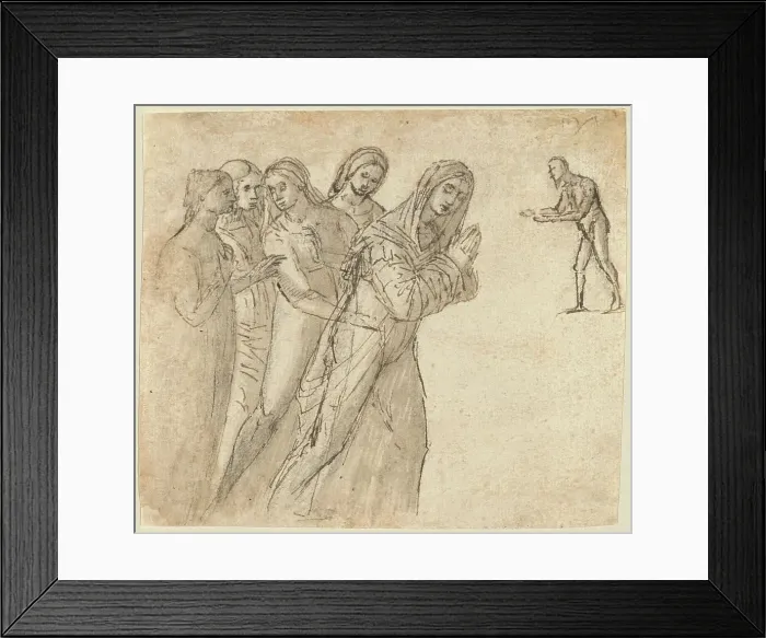Framed Print : The Virgin and Four Other Women, 1505 / 1510. Creator: Vittore Carpaccio Framed Print : The Virgin and Four Other Women, 1505 / 1510. Creator: Vittore Carpaccio