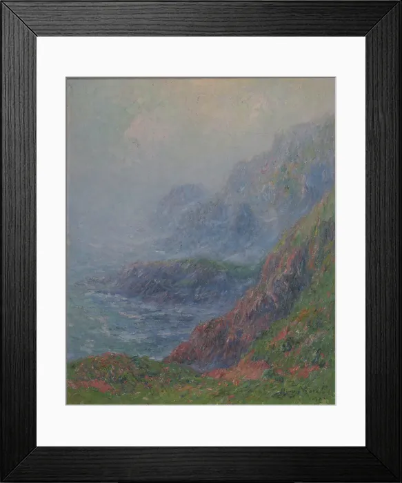Framed Print : Foggy morning at Ouessant (Matinée brumeuse à Ouessant), 1901. Creator: Moret, Henry (1856-1913) Framed Print : Foggy morning at Ouessant (Matinée brumeuse à Ouessant), 1901. Creator: Moret, Henry (1856-1913)