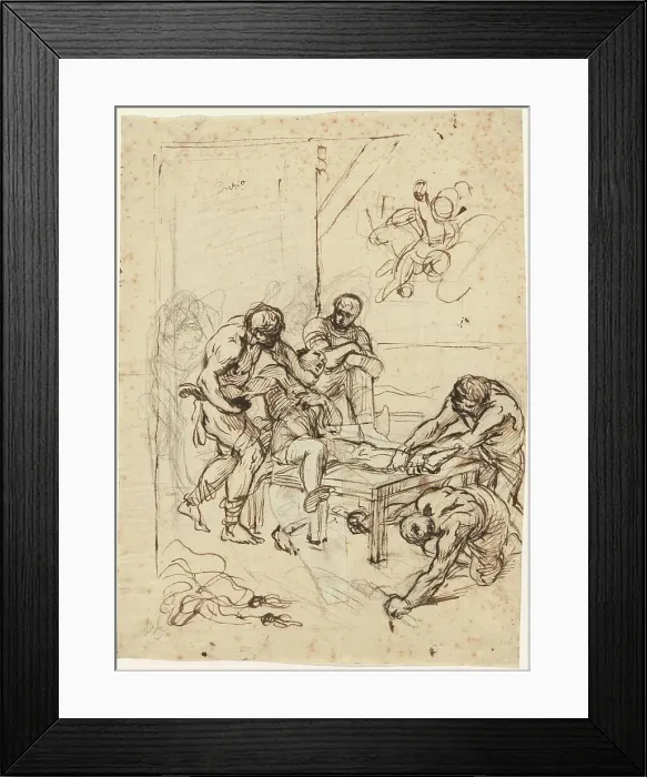 Framed Print : The Martyrdom of Saint Lawrence. Creator: Lodovico Carracci Framed Print : The Martyrdom of Saint Lawrence. Creator: Lodovico Carracci