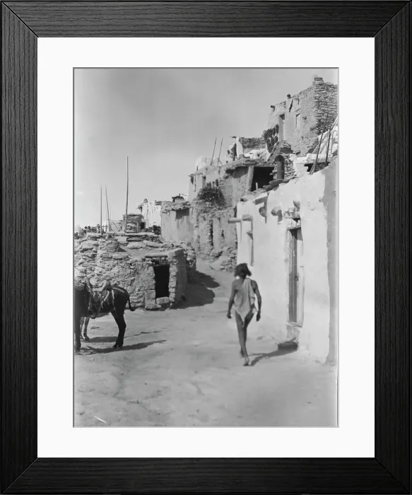 Framed Print : Acoma, New Mexico area views, between 1899 and 1928. Creator: Arnold Genthe Framed Print : Acoma, New Mexico area views, between 1899 and 1928. Creator: Arnold Genthe