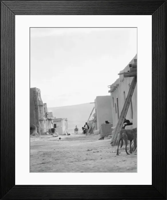 Framed Print : Acoma, New Mexico area views, between 1899 and 1928. Creator: Arnold Genthe Framed Print : Acoma, New Mexico area views, between 1899 and 1928. Creator: Arnold Genthe