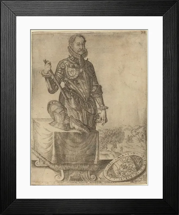 Framed Print : William of Nassau, Prince of Orange. Creator: Christoffel van Sichem I Framed Print : William of Nassau, Prince of Orange. Creator: Christoffel van Sichem I