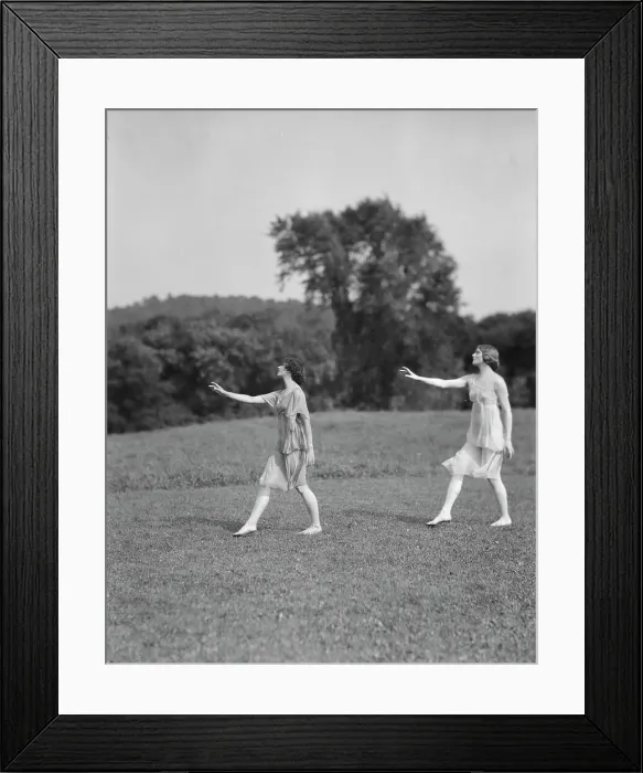 Framed Print : Hawley, Katherine, and Miss Watson, 1921 July 28. Creator: Arnold Genthe Framed Print : Hawley, Katherine, and Miss Watson, 1921 July 28. Creator: Arnold Genthe
