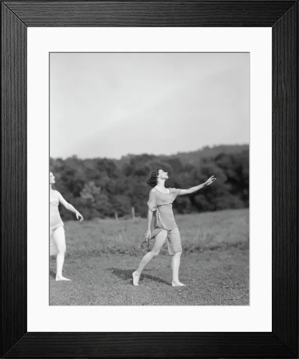 Framed Print : Hawley, Katherine, and Miss Watson, 1921 July 28. Creator: Arnold Genthe Framed Print : Hawley, Katherine, and Miss Watson, 1921 July 28. Creator: Arnold Genthe