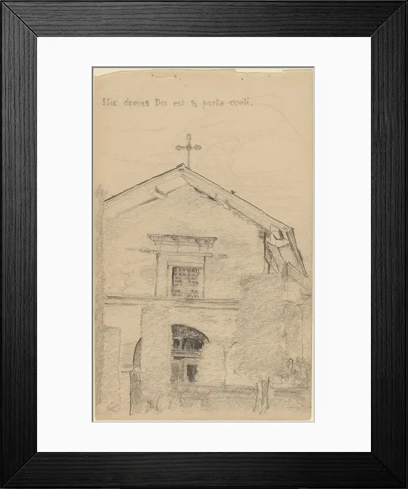 Framed Print : Mission Dolores, San Francisco, 1913. Creator: Arthur Davies Framed Print : Mission Dolores, San Francisco, 1913. Creator: Arthur Davies