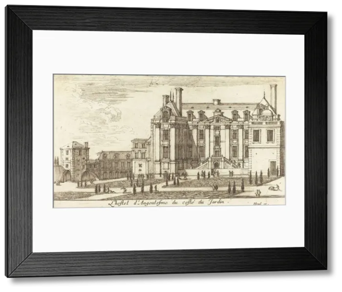 Framed Print : L'hostel d'Angoulesme, 1652. Creator: Israel Silvestre Framed Print : L'hostel d'Angoulesme, 1652. Creator: Israel Silvestre