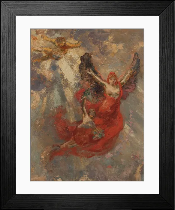 Framed Print : Esquisse pour la galerie Sud du Petit Palais : Apothéose (plafond central), 1913. Creator: Alfred Philippe Roll Framed Print : Esquisse pour la galerie Sud du Petit Palais : Apothéose (plafond central), 1913. Creator: Alfred Philippe Roll
