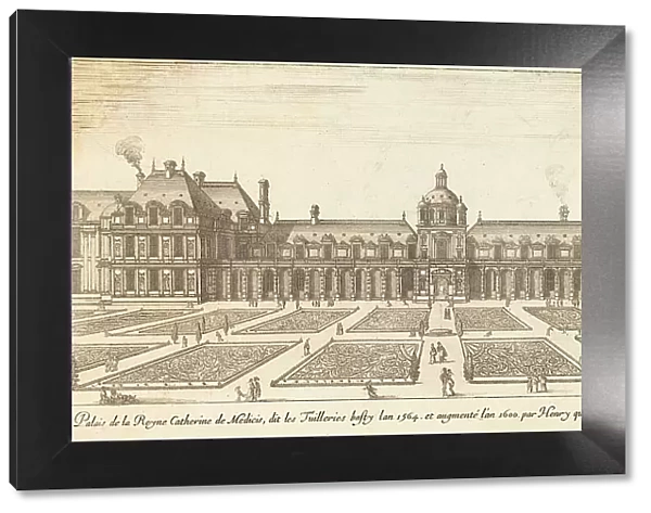 Palais de la Reyne Catherine de Medicis, 1650 / 1655. Creator: Israel Silvestre