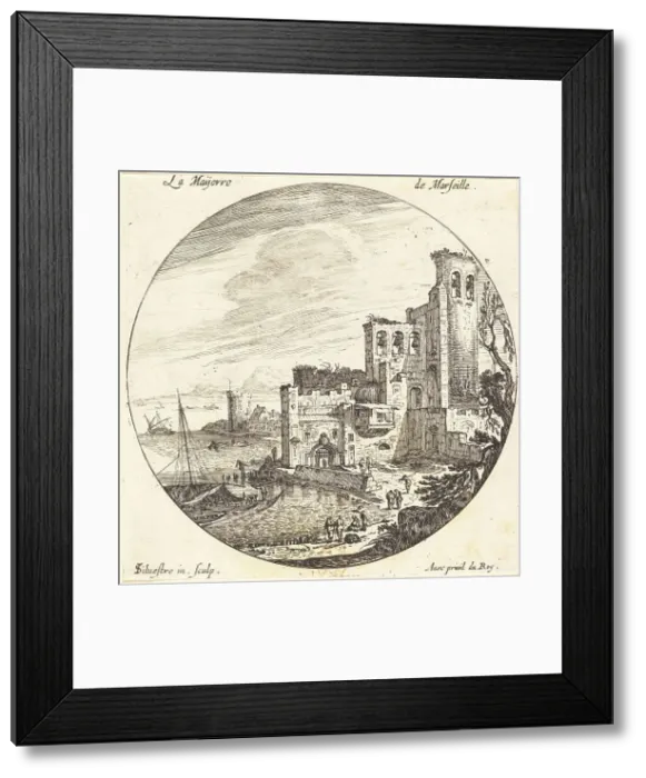 Framed Print : La Maijorre de Marseille. Creator: Israel Silvestre Framed Print : La Maijorre de Marseille. Creator: Israel Silvestre