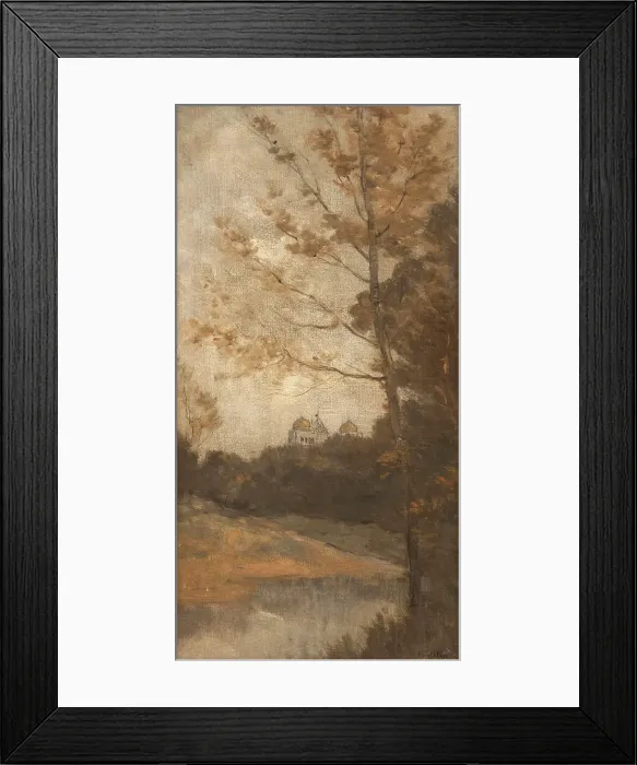 Framed Print : Esquisse pour l'escalier des fêtes de l'Hôtel de Ville de Paris : Le parc Montsouris, c.1888 - 1892. Creator: Auguste Emmanuel Pointelin Framed Print : Esquisse pour l'escalier des fêtes de l'Hôtel de Ville de Paris : Le parc Montsouris, c.1888 - 1892. Creator: Auguste Emmanuel Pointelin