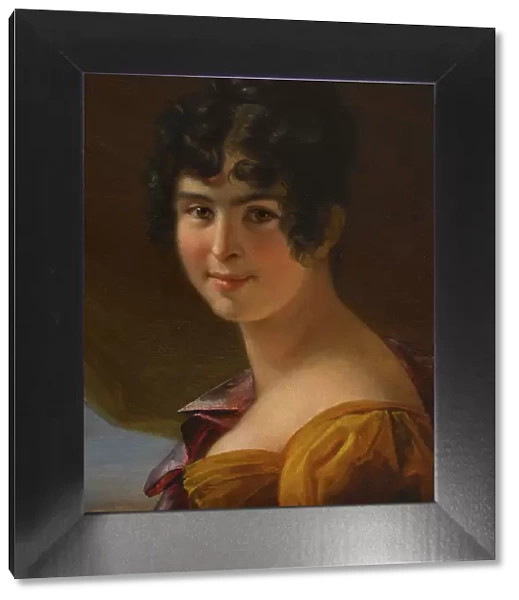 Portrait d'Adèle Foucher, c.1820. Creator: Julie Hugo