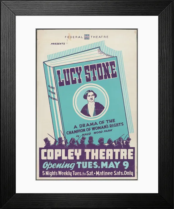 Framed Print : Lucy Stone, Boston, 1939. Creator: Unknown Framed Print : Lucy Stone, Boston, 1939. Creator: Unknown