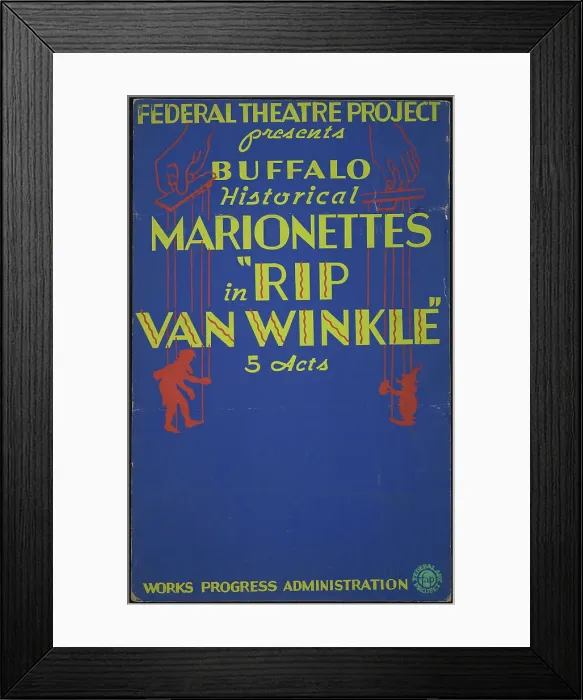 Framed Print : Rip Van Winkle, Buffalo, NY, 1936. Creator: Unknown Framed Print : Rip Van Winkle, Buffalo, NY, 1936. Creator: Unknown