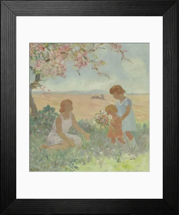 Framed Print : The plain: sketch for the playground of the girls school in rue Dupleix... c.1933. Creator: Henri Nozais Framed Print : The plain: sketch for the playground of the girls school in rue Dupleix... c.1933. Creator: Henri Nozais