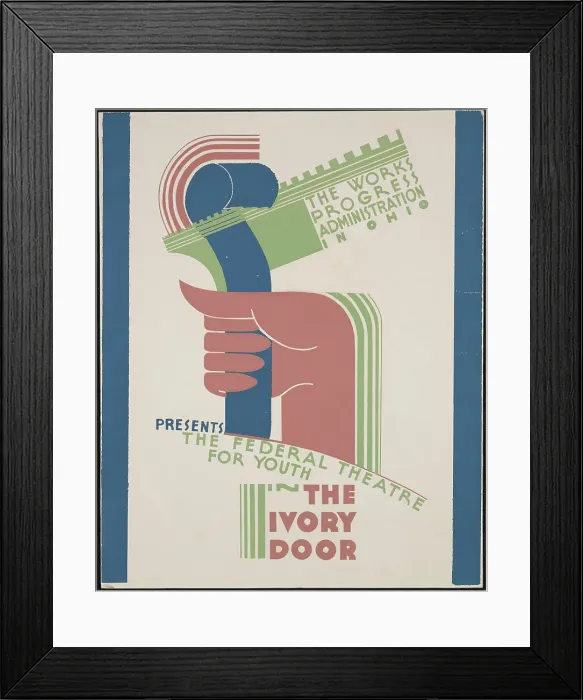Framed Print : The Ivory Door, Cleveland, OH, [193-]. Creator: Unknown