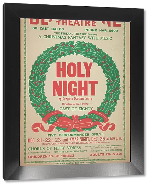 Holy Night, Chicago, 1937. Creator: Unknown