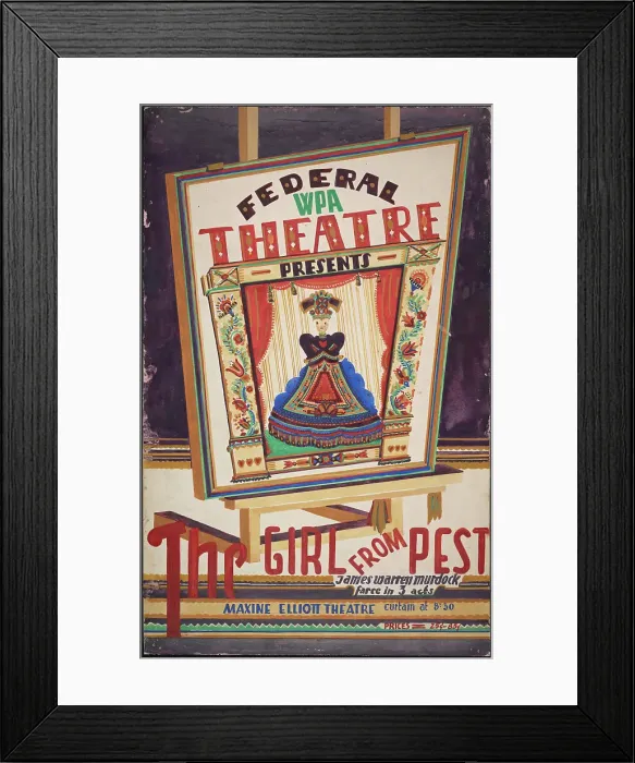 Framed Print : The Girl from Pest, New York, [1930s]. Creator: Unknown
