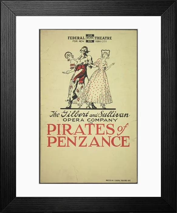 Framed Print : Pirates of Penzance, New York, [1930s]. Creator: Unknown