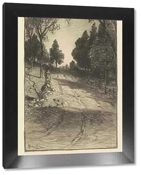 Up the Hill, 1879. Creator: James David Smillie