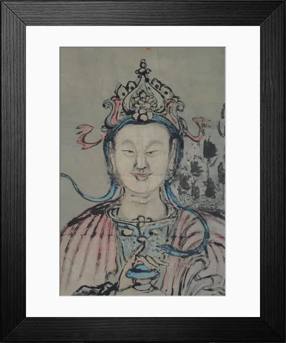 Framed Print : Mahamayuri, between 1644 and 1911. Creator: Unknown Framed Print : Mahamayuri, between 1644 and 1911. Creator: Unknown