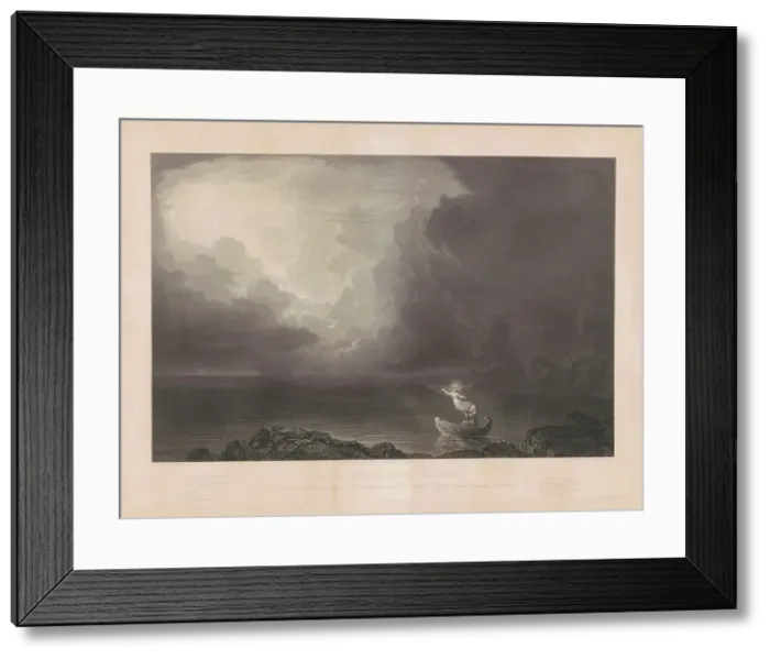 Framed Print : The Voyage of Life: Old Age, c. 1855. Creator: James Smillie Framed Print : The Voyage of Life: Old Age, c. 1855. Creator: James Smillie