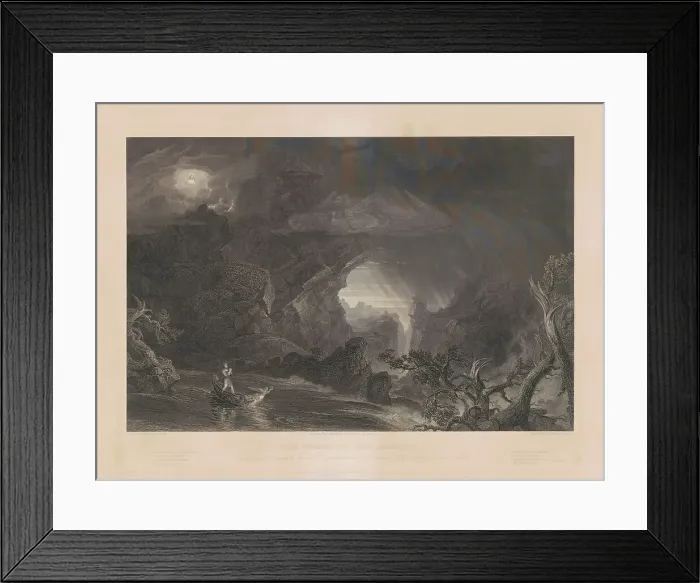 Framed Print : The Voyage of Life: Manhood, c. 1855. Creator: James Smillie Framed Print : The Voyage of Life: Manhood, c. 1855. Creator: James Smillie