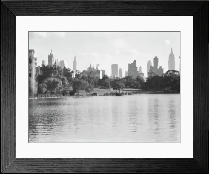 Framed Print : New York City views, Central Park, between 1931 and 1938. Creator: Arnold Genthe Framed Print : New York City views, Central Park, between 1931 and 1938. Creator: Arnold Genthe