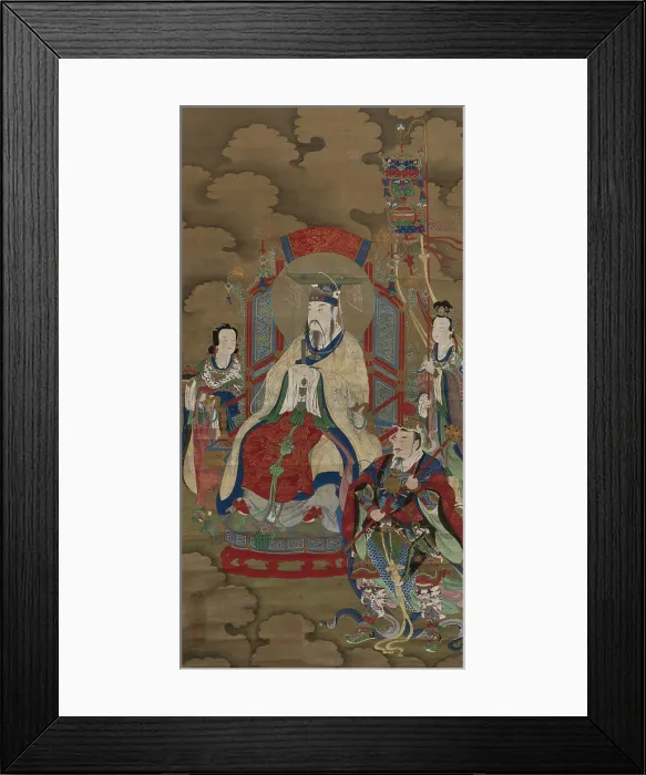 Framed Print : Taoist deity, between 1644 and 1911. Creator: Unknown