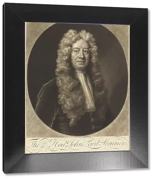 John Lord Sommers, 1713. Creator: John Smith