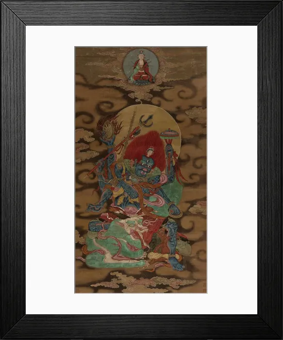 Framed Print : Buddhist deity, between 1644 and 1911. Creator: Unknown