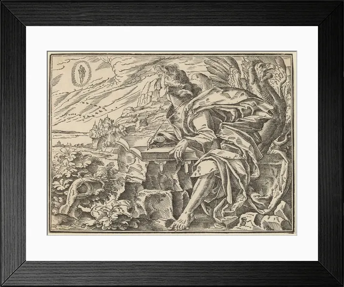 Framed Print : The Four Horsemen of the Apocalypse, published 1630. Creator: Christoph Maurer Framed Print : The Four Horsemen of the Apocalypse, published 1630. Creator: Christoph Maurer