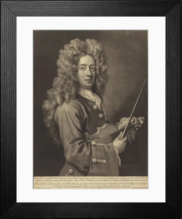 Framed Print : Nicola Cosimo, 1706. Creator: John Smith Framed Print : Nicola Cosimo, 1706. Creator: John Smith