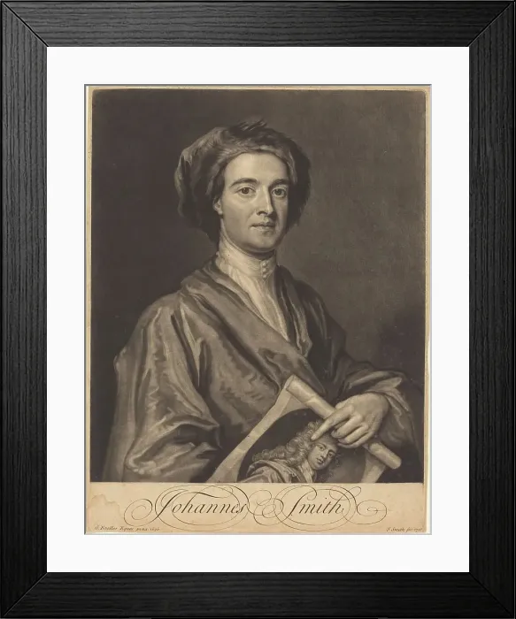 Framed Print : John Smith, 1716. Creator: John Smith Framed Print : John Smith, 1716. Creator: John Smith
