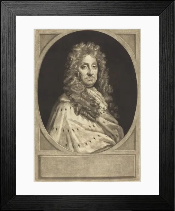 Framed Print : John Hay, Earl of Tweeddale [proof], c. 1710. Creator: John Smith