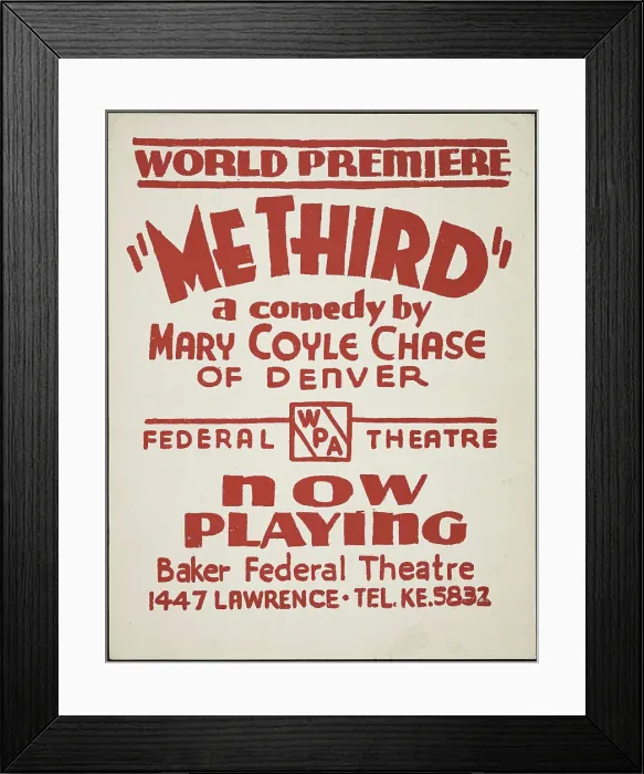 Framed Print : Me Third, Denver, 1936. Creator: Unknown Framed Print : Me Third, Denver, 1936. Creator: Unknown