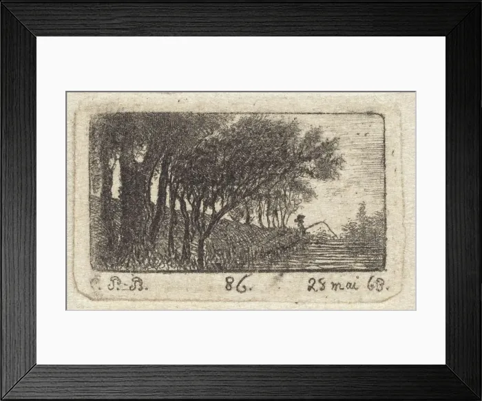 Framed Print : The Young Peasant Woman, 1863. Creator: Emmanuel Phélippes-Beaulieu Framed Print : The Young Peasant Woman, 1863. Creator: Emmanuel Phélippes-Beaulieu